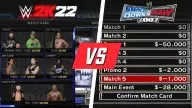 Wwe 2k22 gm mode comparison svr