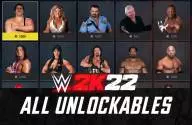 WWE 2K22 Unlockables List, How To Unlock All Characters, Arenas & Championships