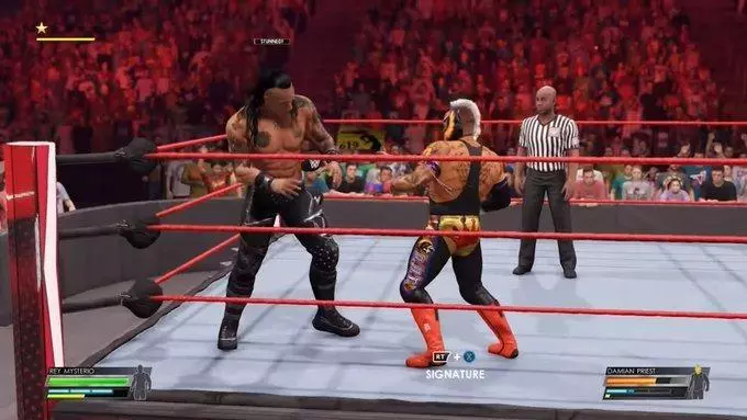 wwe 2k22 stun meter - WWE 2K22 HUD