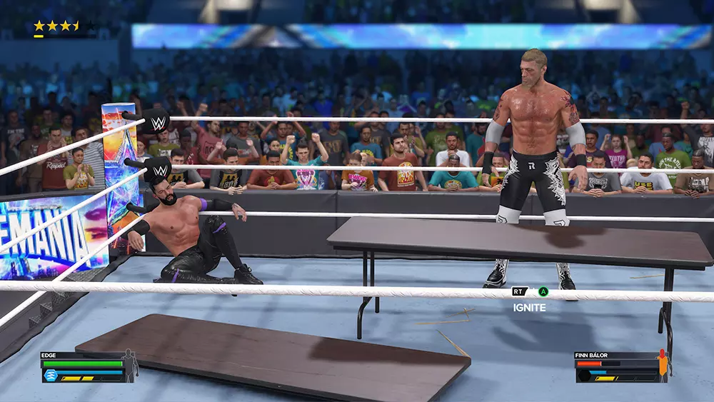 wwe 2k23 how to ignite table