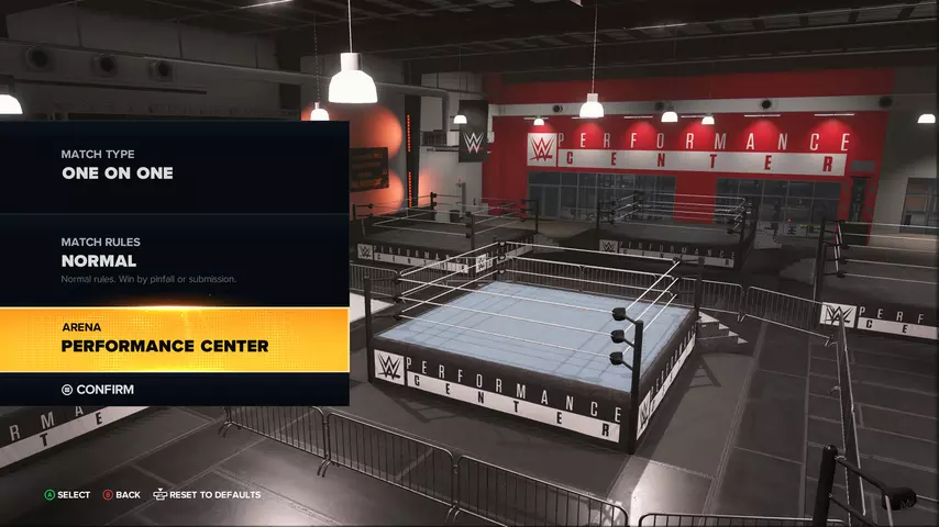 wwe 2k23 performance center