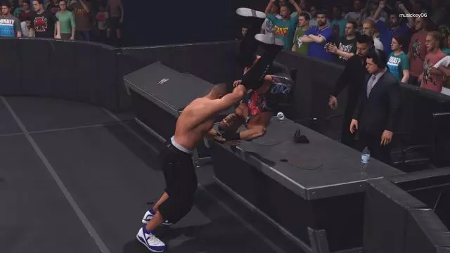 wwe 2k23 through the table