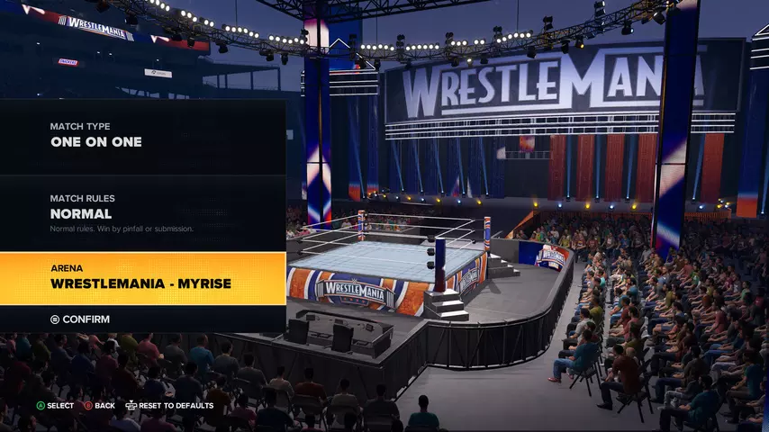 wwe 2k23 wrestlemania myrise