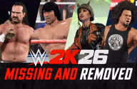 List of Missing and Removed Superstars from WWE 2K26 Roster