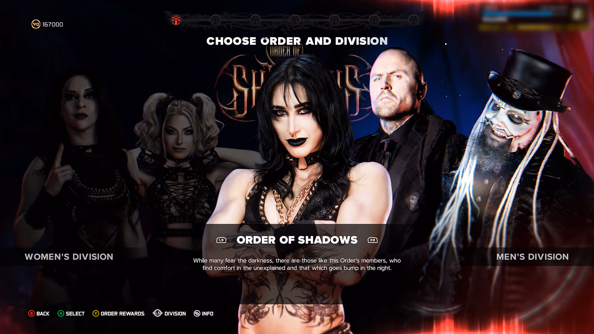wwe 2k26 island guide factions orders