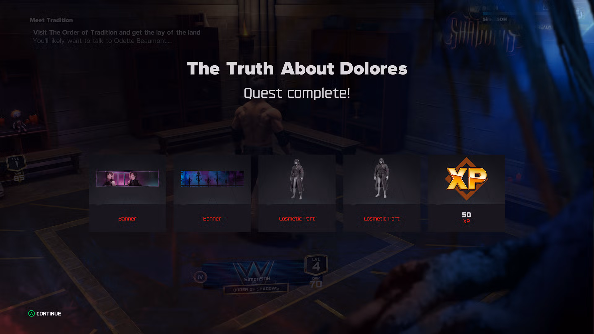 wwe 2k26 island guide quest rewards