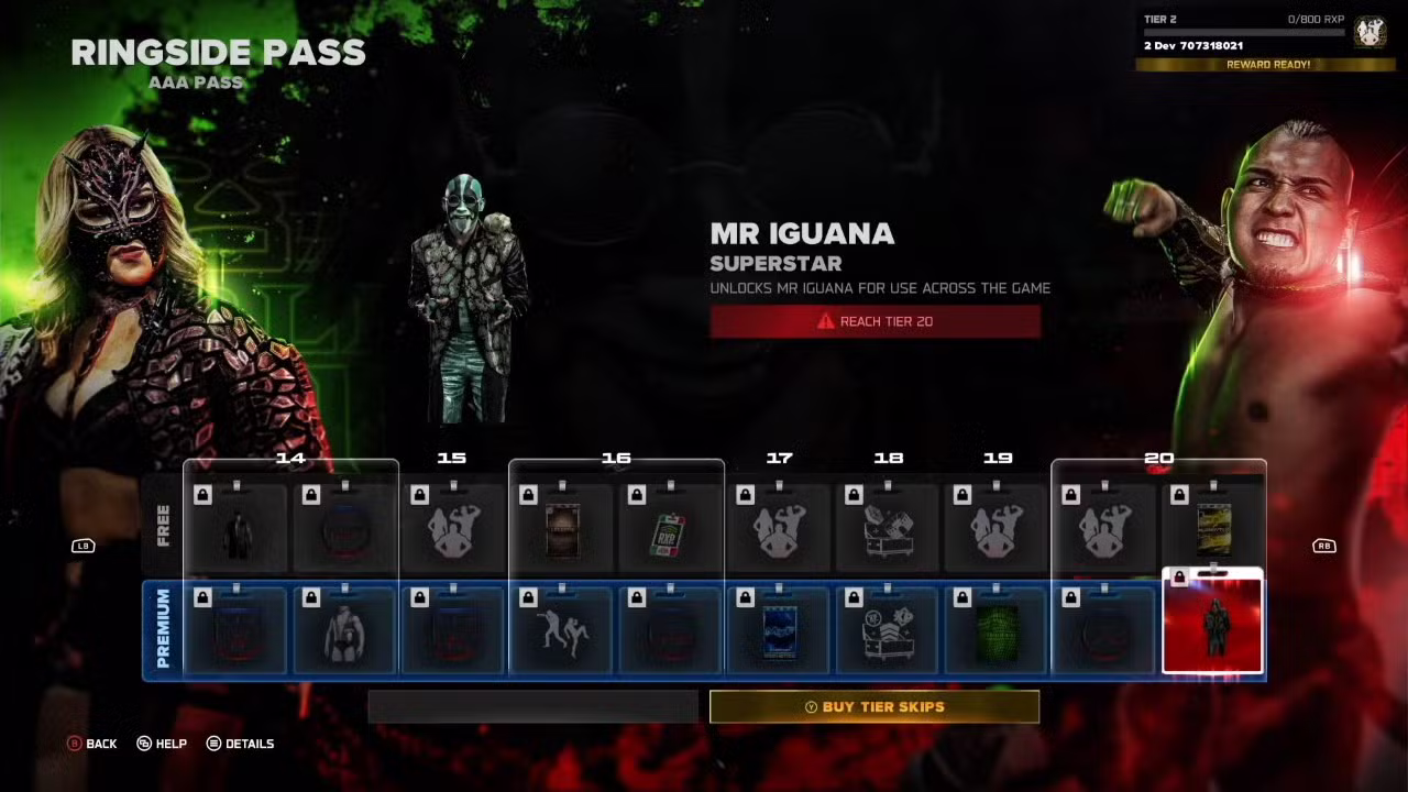 wwe 2k26 ringside pass system