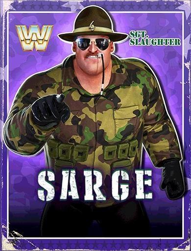 Sgt. Slaughter - WWE Champions Roster Sgt. Slaughter - WWE Champions Roster