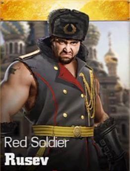 Rusev (Red Soldier) - WWE Immortals Roster Rusev (Red Soldier) - WWE Immortals Roster