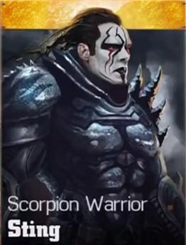 Sting (Scorpion Warrior) - WWE Immortals Roster Profile