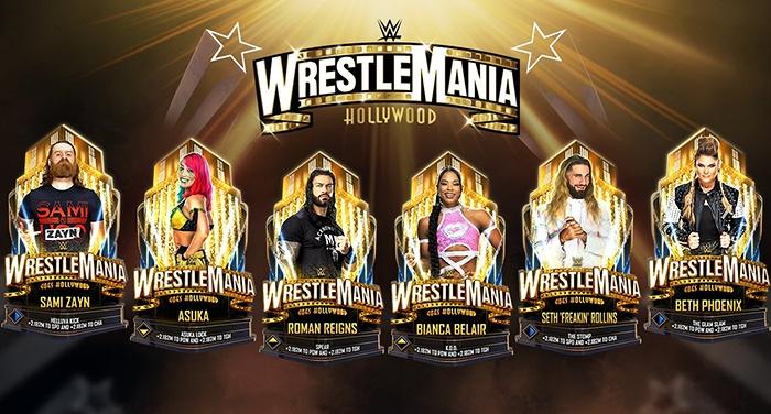 WWE SuperCard Goes Hollywood for All-New WrestleMania 39 Tier and Activities