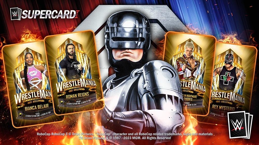 wwe supercard robocop announcement