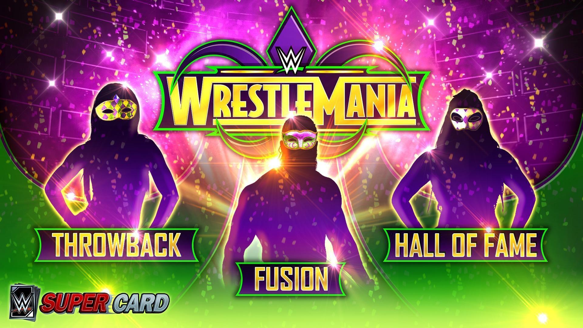 WWE SuperCard: WrestleMania 34 Tier expanded with New Throwback, Fusion & Hall of Fame Cards! WWE SuperCard: WrestleMania 34 Tier expanded with New Throwback, Fusion & Hall of Fame Cards!