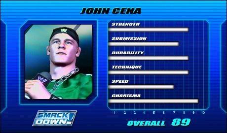John Cena - WWE SmackDown! vs. Raw Roster John Cena - WWE SmackDown! vs. Raw Roster