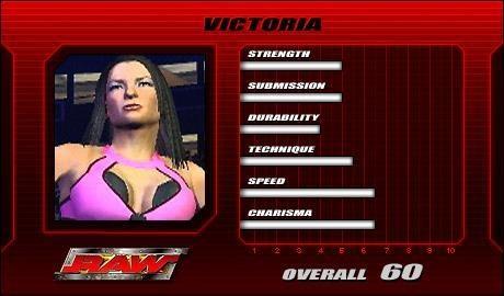 Victoria - WWE SmackDown! vs. Raw Roster Victoria - WWE SmackDown! vs. Raw Roster