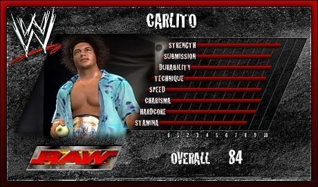 Carlito - WWE SmackDown! vs. Raw 2006 Roster Carlito - WWE SmackDown! vs. Raw 2006 Roster