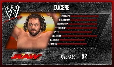 Eugene - WWE SmackDown! vs. Raw 2006 Roster Eugene - WWE SmackDown! vs. Raw 2006 Roster