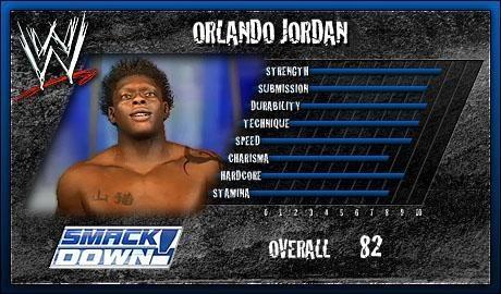 Orlando Jordan - WWE SmackDown! vs. Raw 2006 Roster Orlando Jordan - WWE SmackDown! vs. Raw 2006 Roster