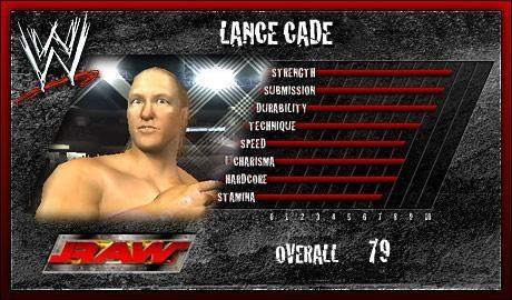 Lance Cade - WWE SmackDown vs. Raw 2007 Roster Lance Cade - WWE SmackDown vs. Raw 2007 Roster