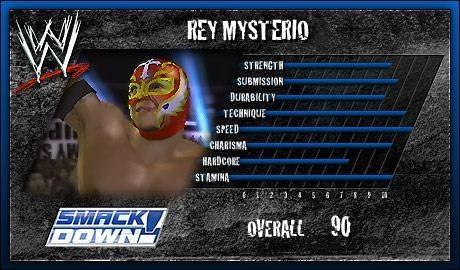 Rey Mysterio - SVR 2007 Roster Profile Countdown Rey Mysterio - SVR 2007 Roster Profile Countdown