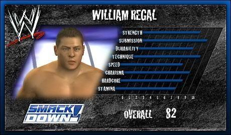 William Regal - WWE SmackDown vs. Raw 2007 Roster