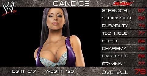 Candice - WWE SmackDown vs. Raw 2009 Roster Candice - WWE SmackDown vs. Raw 2009 Roster