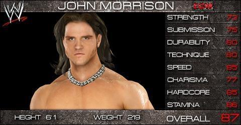 John Morrison - WWE SmackDown vs. Raw 2009 Roster