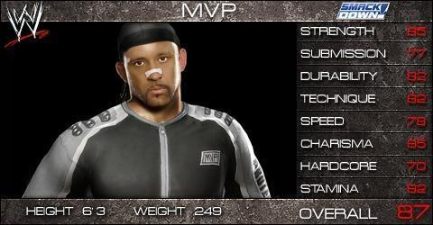 MVP - WWE SmackDown vs. Raw 2009 Roster