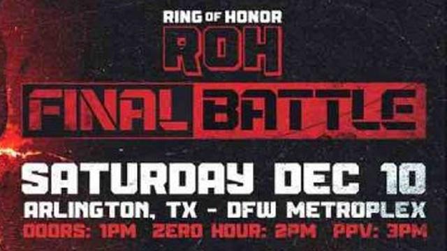 ROH Final Battle 2022 - ROH PPV Results