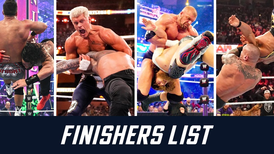 Pro Wrestlers Finishers: List of WWE & AEW Finishing Moves - Pro Wrestling Rosters Pro Wrestlers Finishers: List of WWE & AEW Finishing Moves - Pro Wrestling Rosters