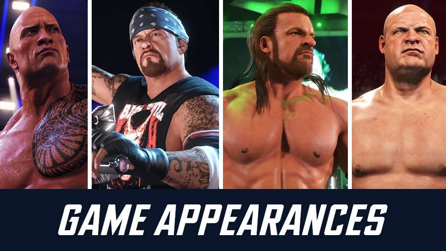 Top 50 Wrestlers With Most Video Game Appearances - Pro Wrestling Rosters