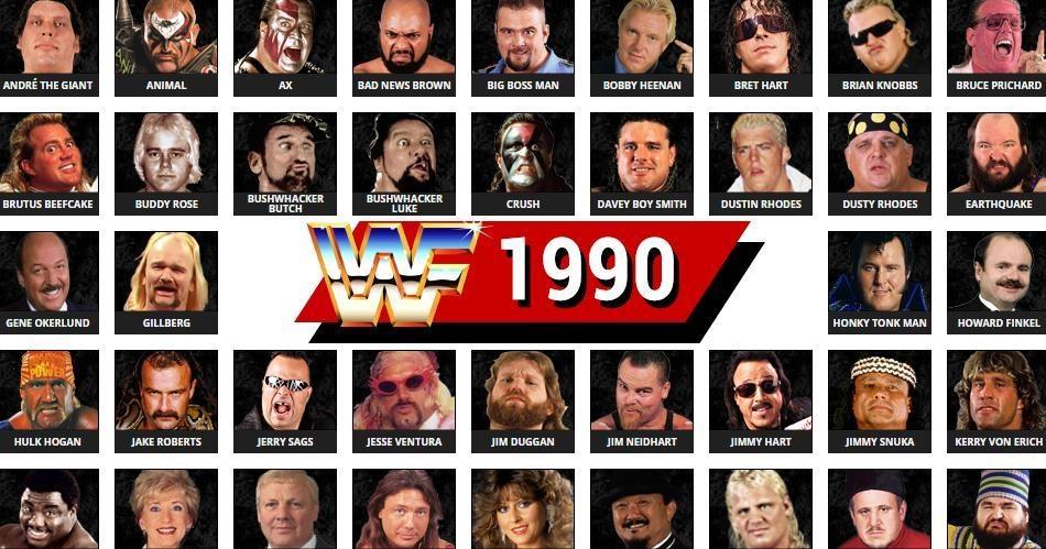 Wwf Wrestlers 1990s