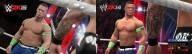 WWE 2K15 First John Cena Screenshot Side-by-Side Comparison with WWE 2K14