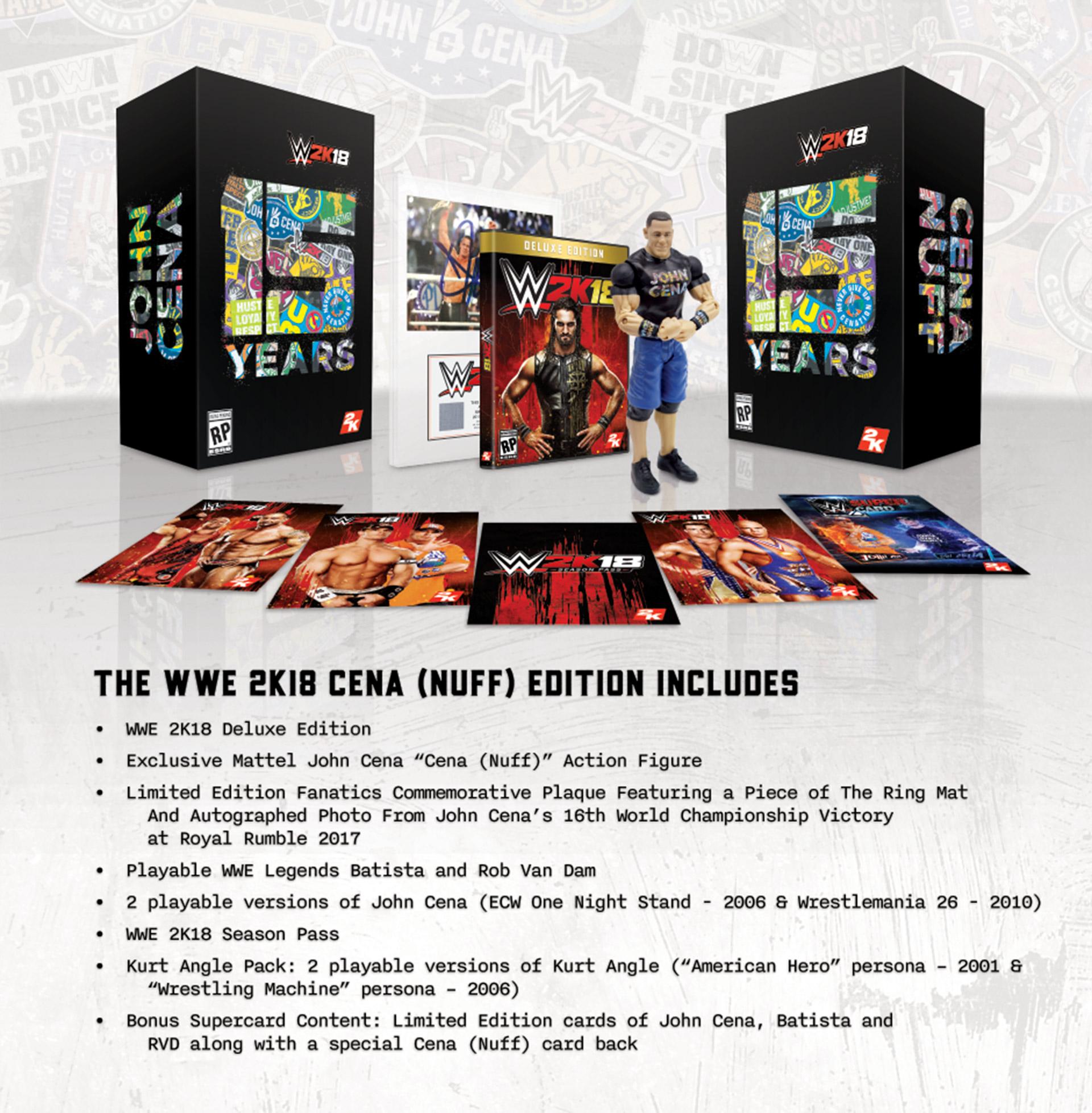 wwe 2k18 collectors edition cena nuff content