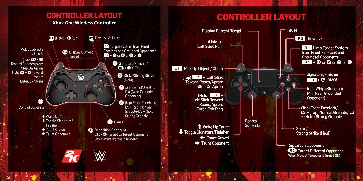 WWE 2K18 Full Game Manual and Controls (PS4, Xbox One, PC) .