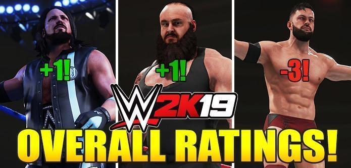 WWE 2K19 Rating Reveal: Full List of Superstars Overalls Confirmed and Comparison with WWE 2K18!