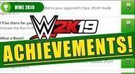 Wwe 2k19 achievements trophies list xbox ps4