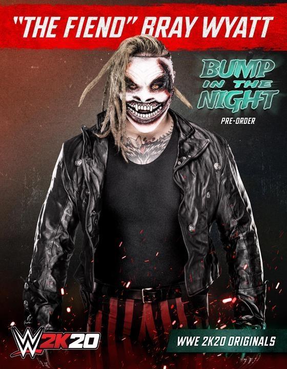 WWE 2K20 Artwork Bray Wyatt The Fiend