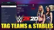 Wwe 2k20 list default tag team stables