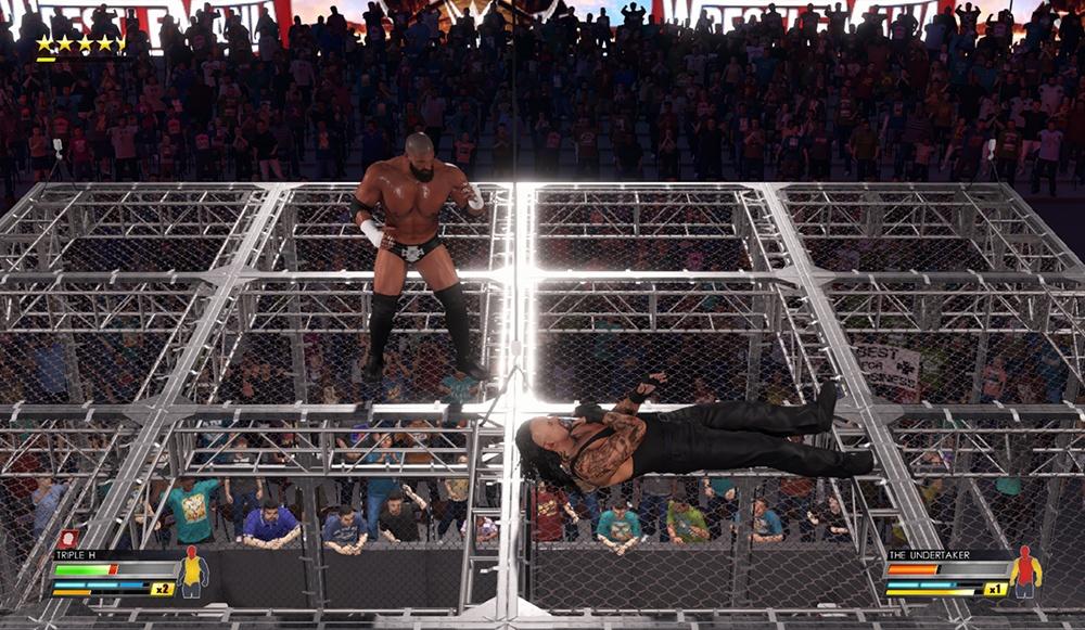 wwe 2k22 how to break top hiac