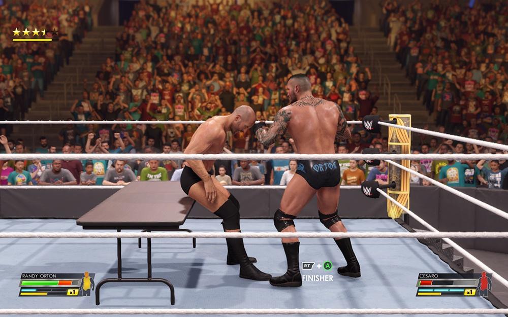 wwe 2k22 how to table finisher