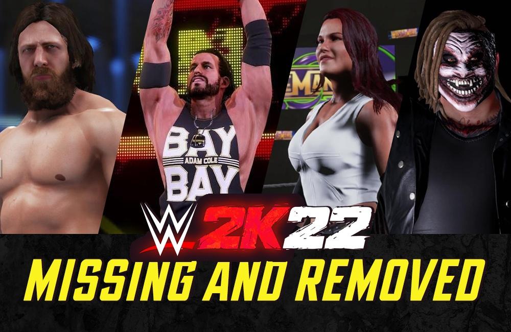 List of Missing and Removed Superstars from WWE 2K22 Roster