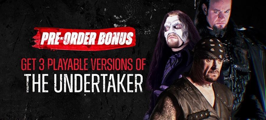 wwe 2k22 pre-order bonus - undertaker immortal pack