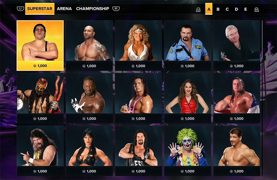 WWE2K23 on X: The full #WWE2K20 roster is live! Who are your