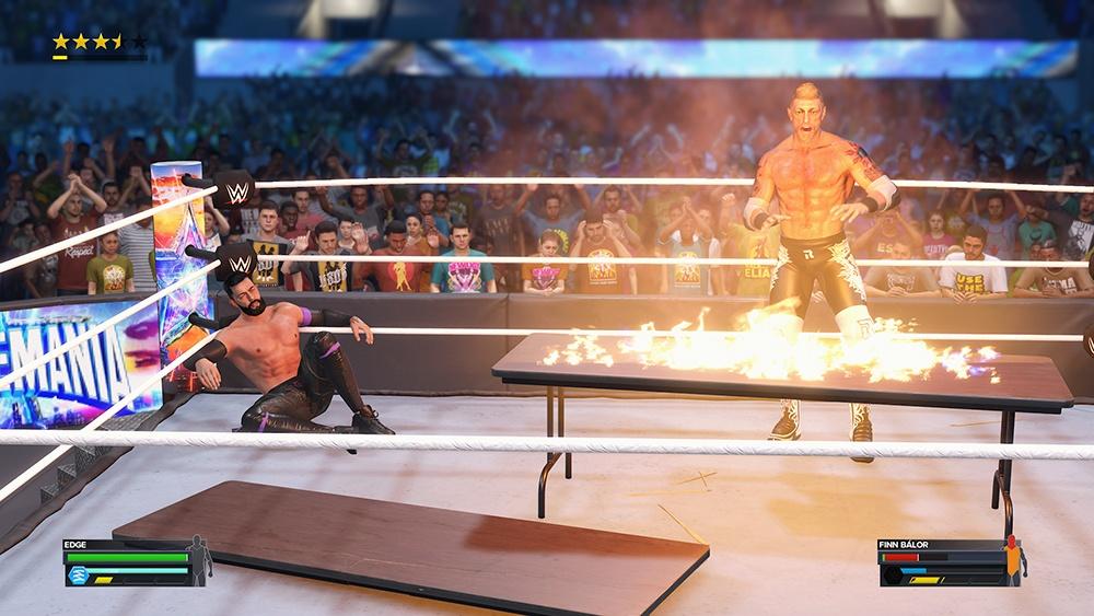 WWE 2K23 How to Set a Table on Fire - Tables Finisher Controls WWE 2K23 How to Set a Table on Fire - Tables Finisher Controls