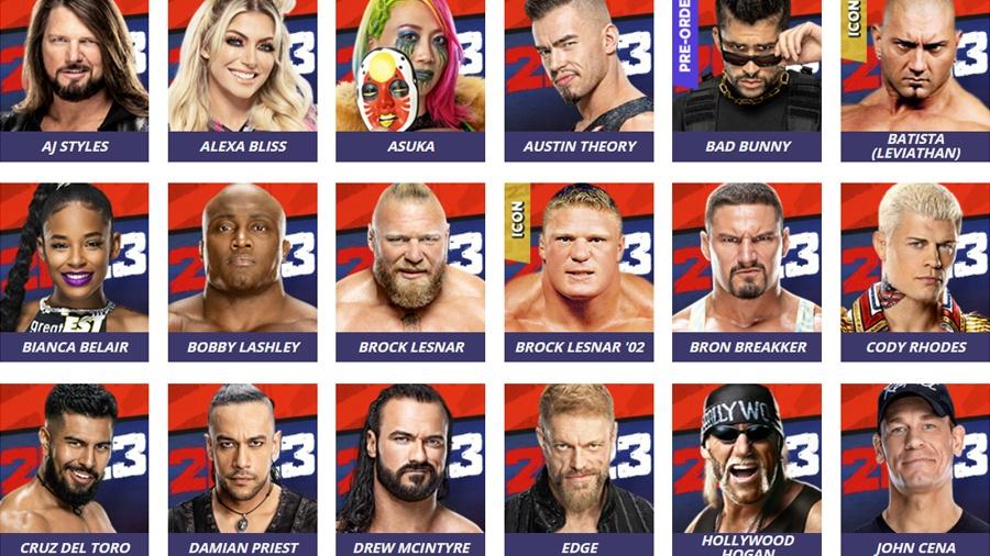 Full WWE 2K22 Roster and Ratings List Revealed