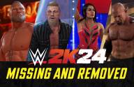 List of Missing and Removed Superstars from WWE 2K24 Roster