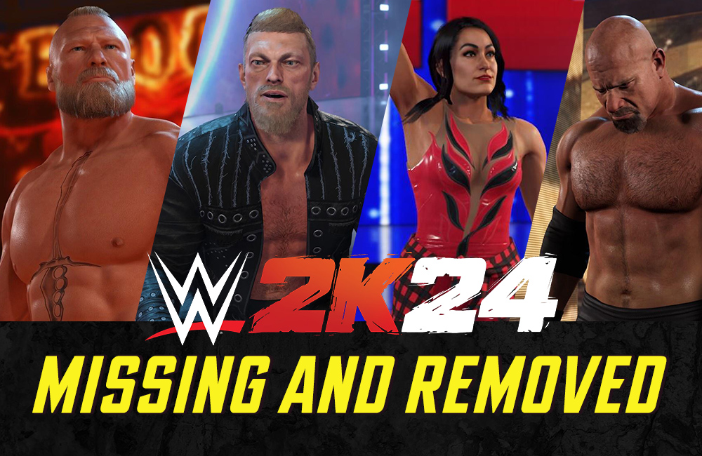 List of Missing and Removed Superstars from WWE 2K24 Roster