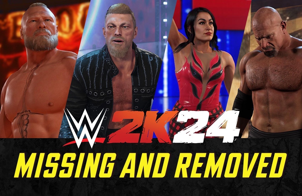 List of Missing and Removed Superstars from WWE 2K24 Roster