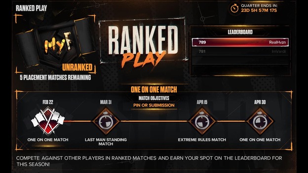 wwe2k24 myfaction ranked play 1